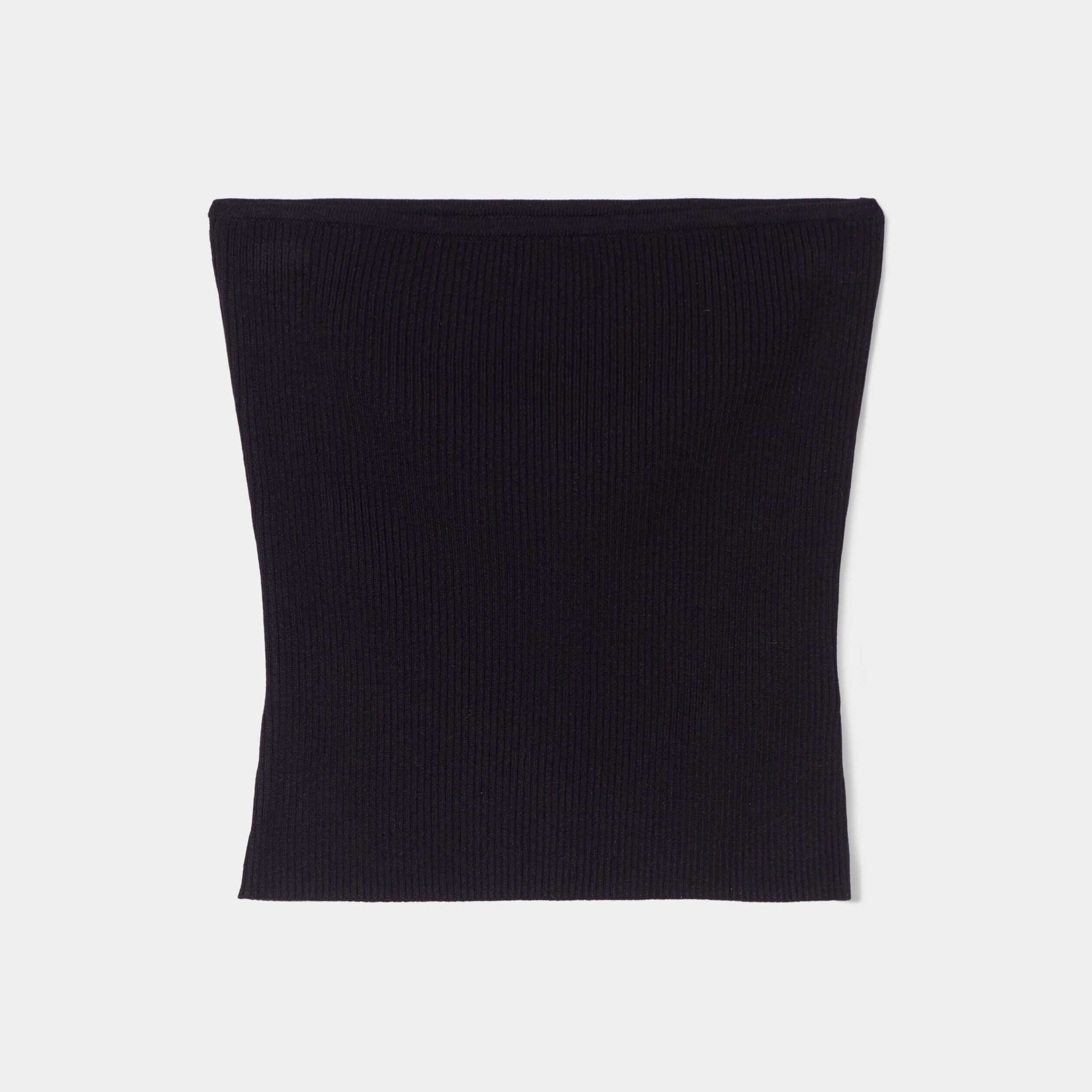 Crop top pull bustier noir femme | Cache Cache