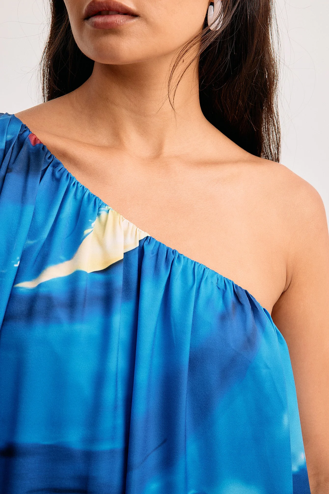 One Shoulder Maxi Dress