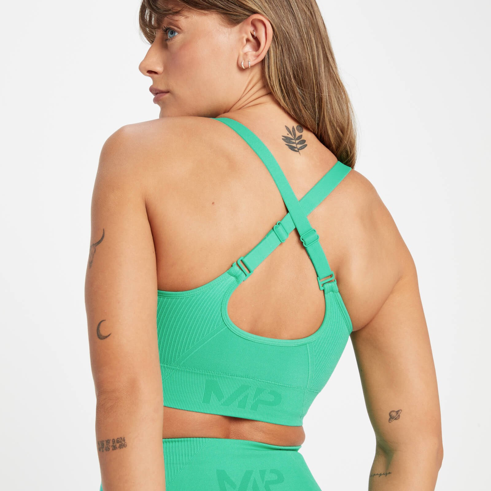 Brassière de sport sans coutures MP Tempo Tonal pour femmes – Menthe vif