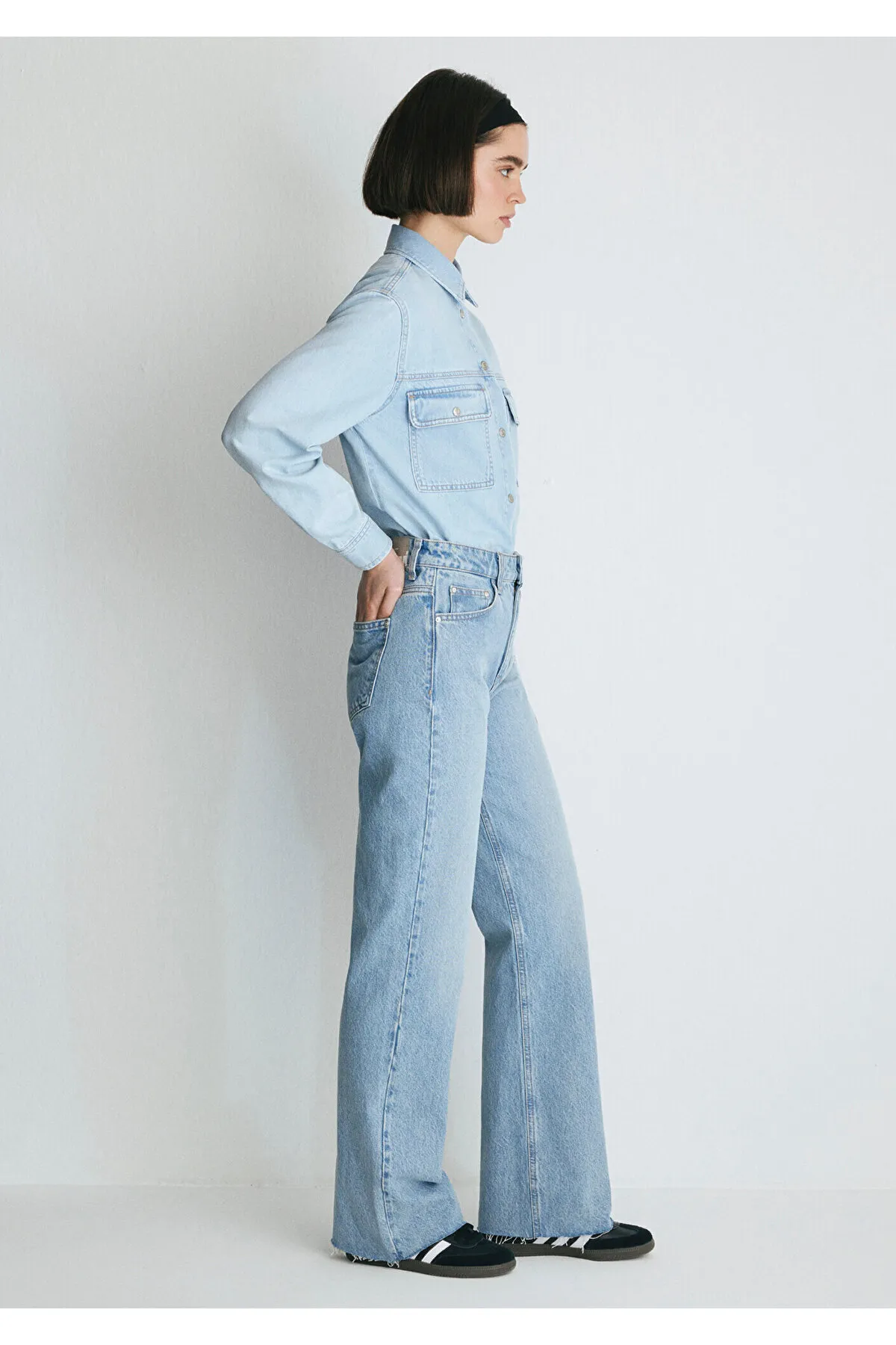 Mavi  Victoria All Blue - Schattierte Si Jean Indigohose 101072-34111