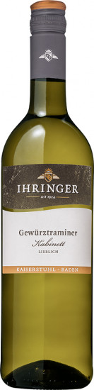 2022 Gewürztraminer lieblich - Kaiserstühler Winzergenossenschaft Ihringen
