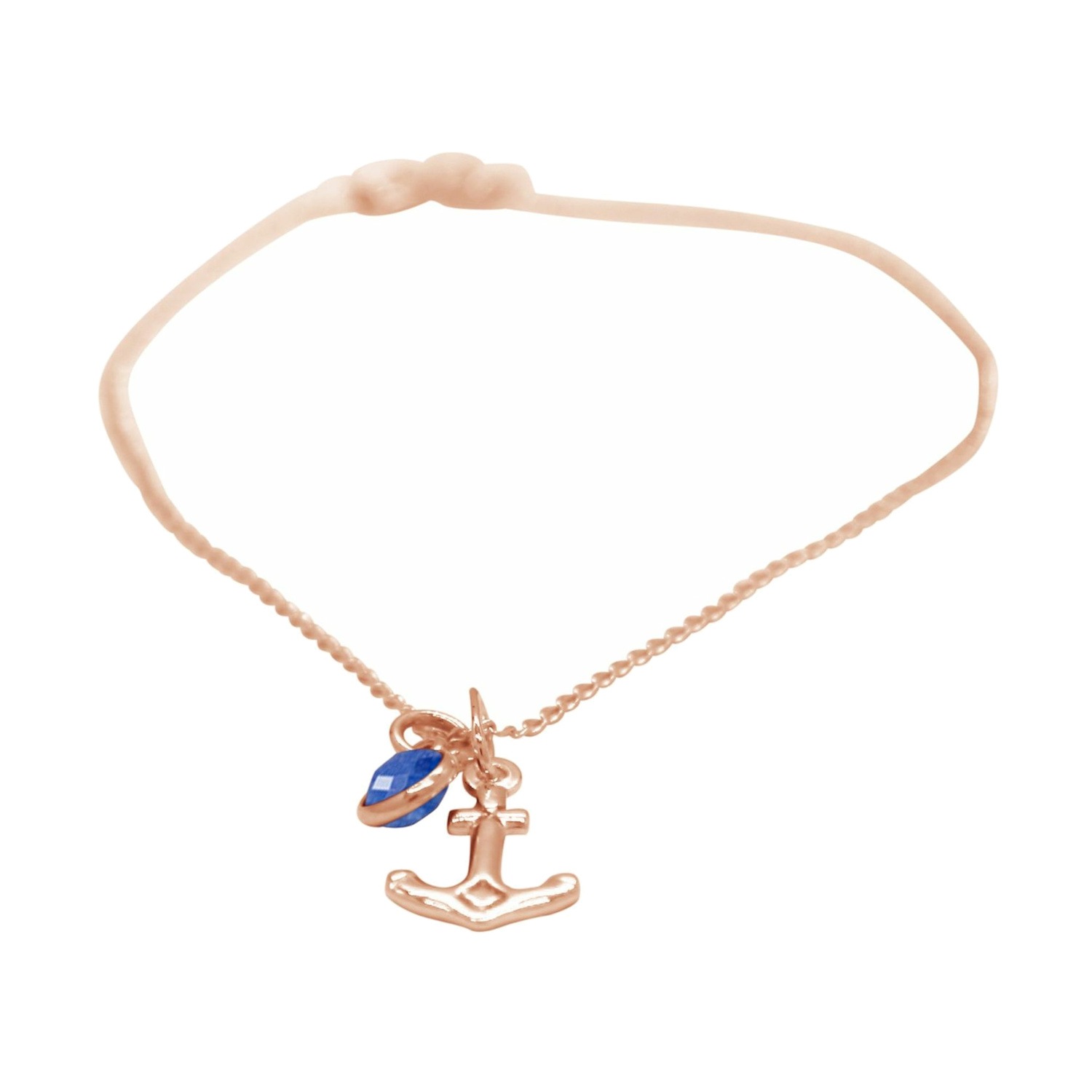 Armband 'Anker - Saphir'