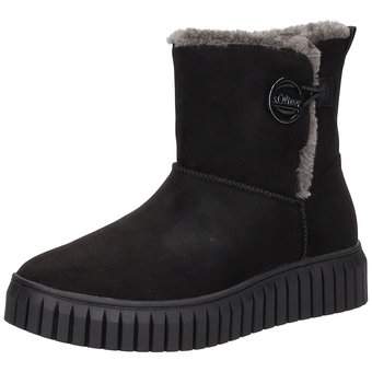 s.Oliver Winter Boots in schwarz