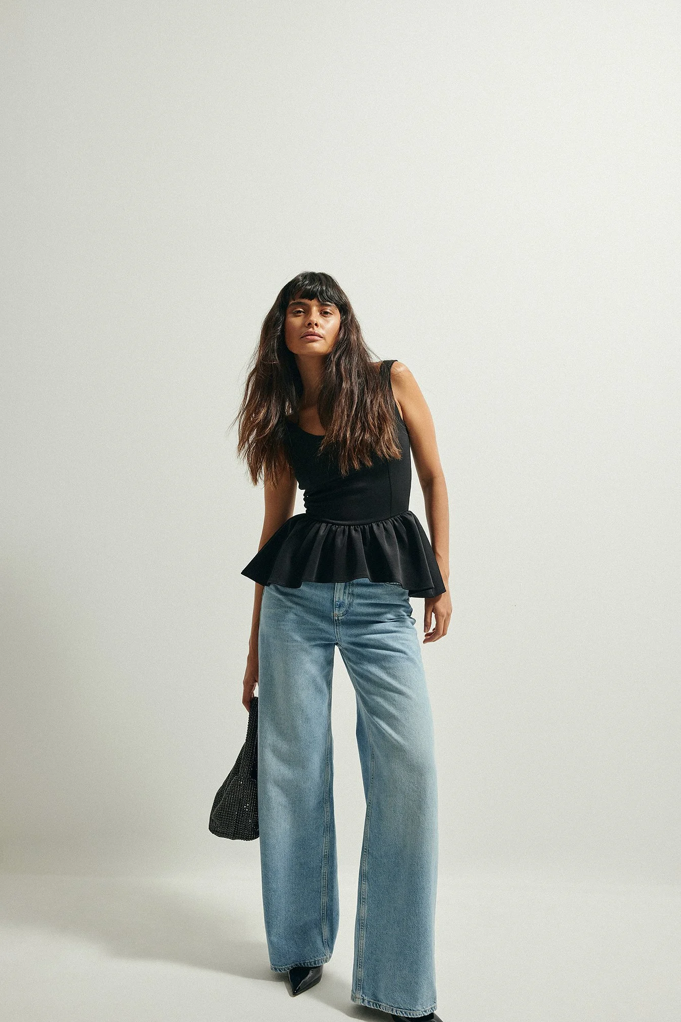 Peplum Jersey-Top