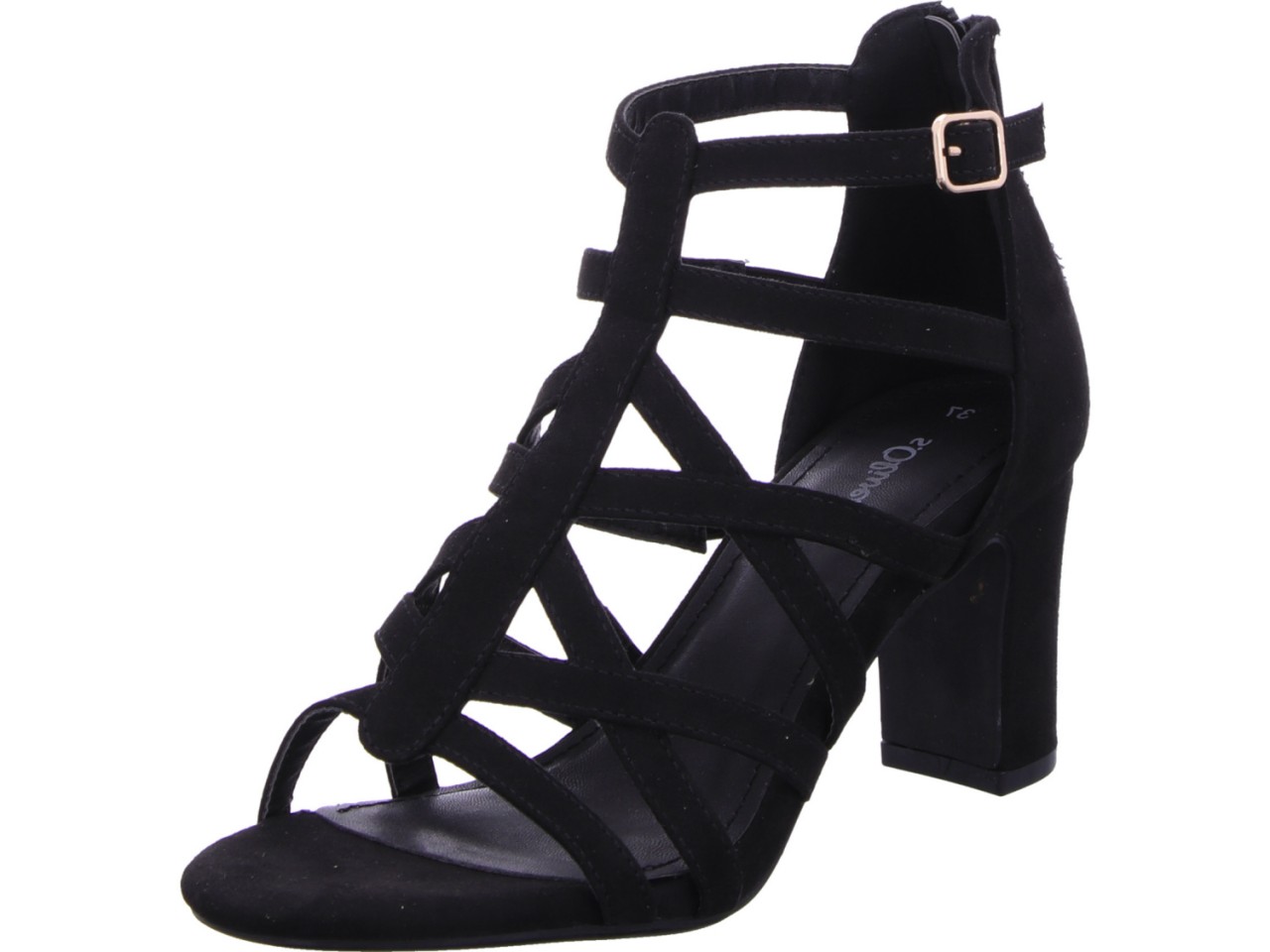S.OLIVER Klassische Sandalen schwarz