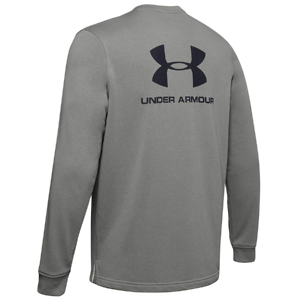 Under Armour Sportstyle Terry Logo Crew Long Sleeve Sweatshirt gruen