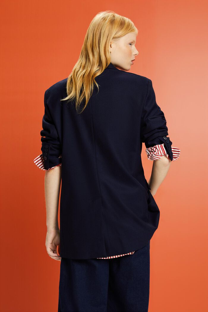 Oversize-Blazer aus Flanell
