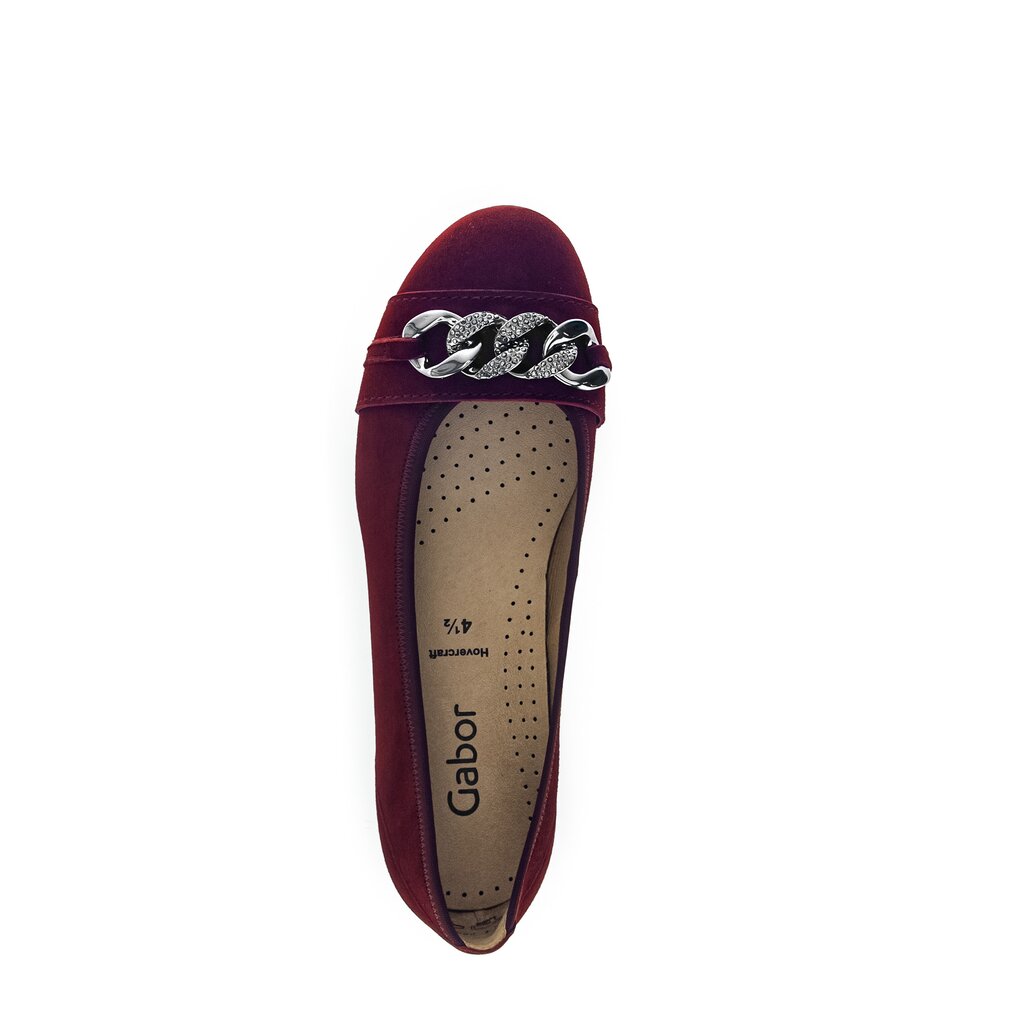 Gabor fashion Sportliche Ballerina rot