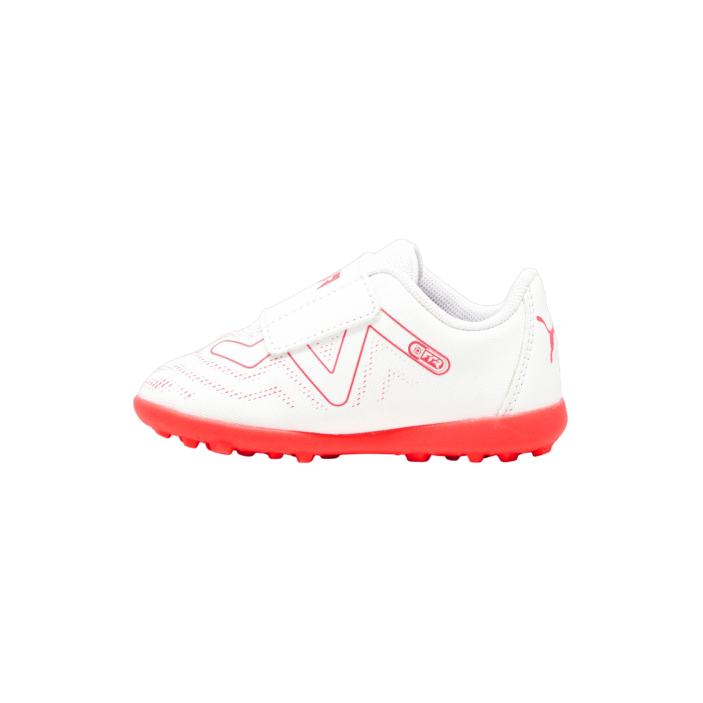 PUMA FUTURE Play TT V Baby Kids Weiss Rot F01