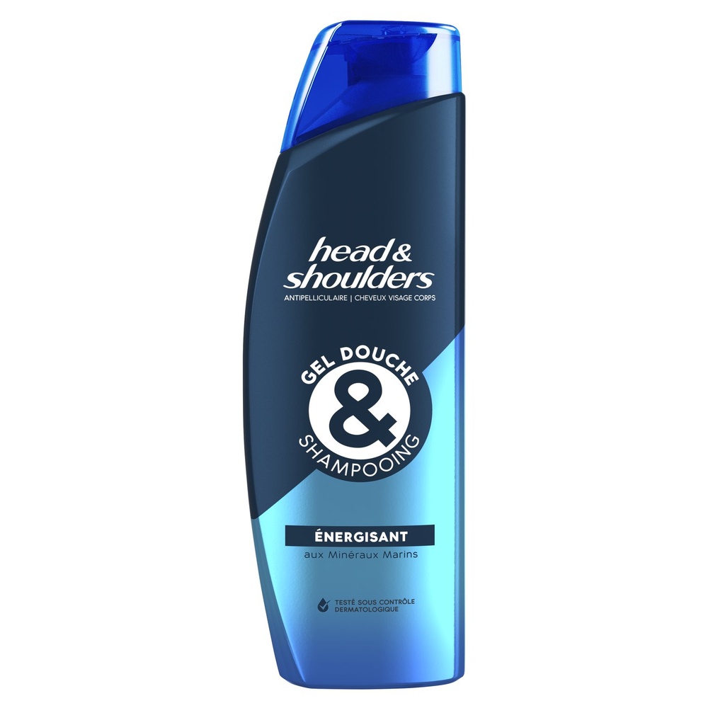 head & shoulders Head & Shoulders Énergisant Gel Douche Et Shampoing Shampoing + Gel Douche