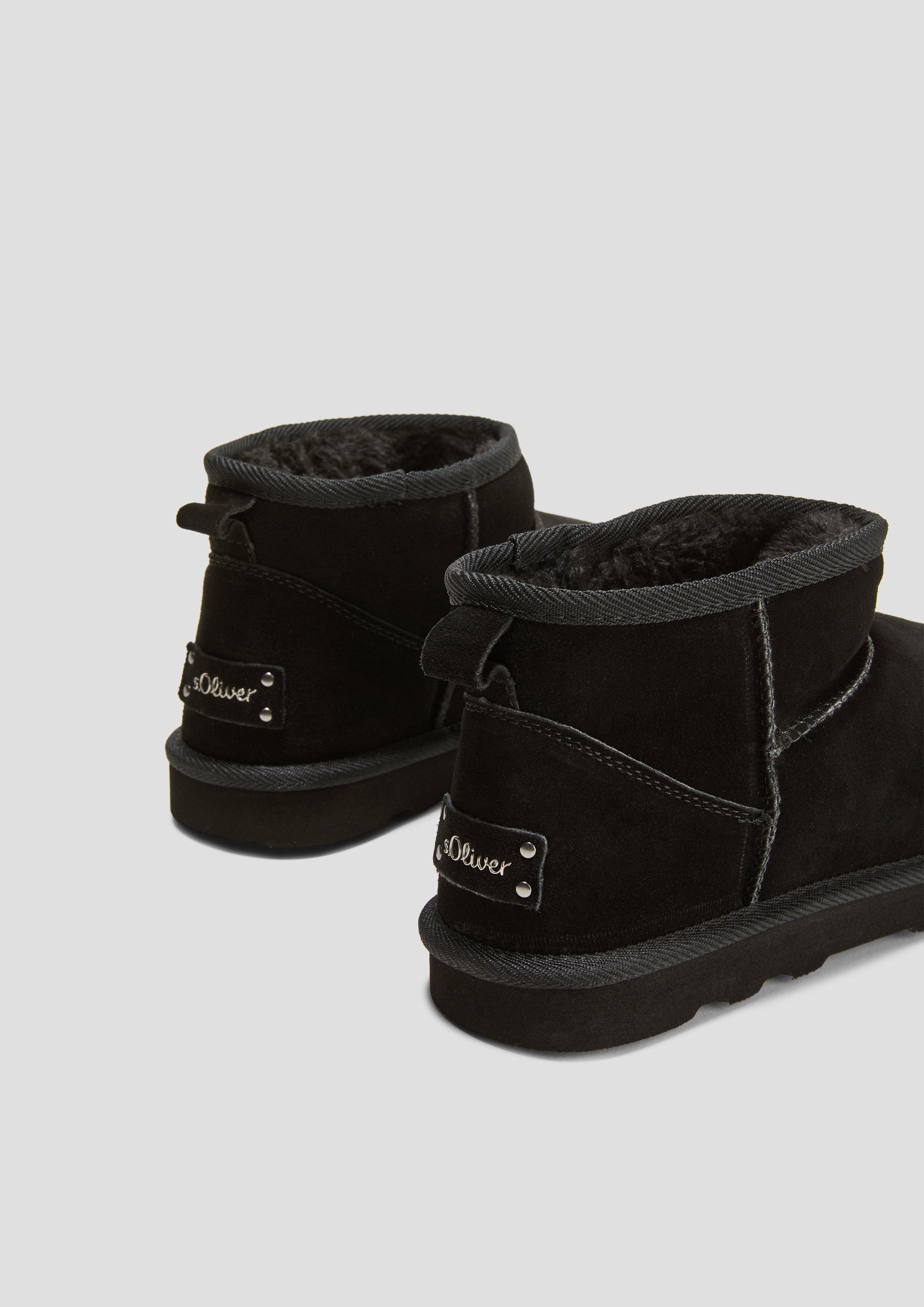 Flache Stiefel aus Leder  6008583-001
