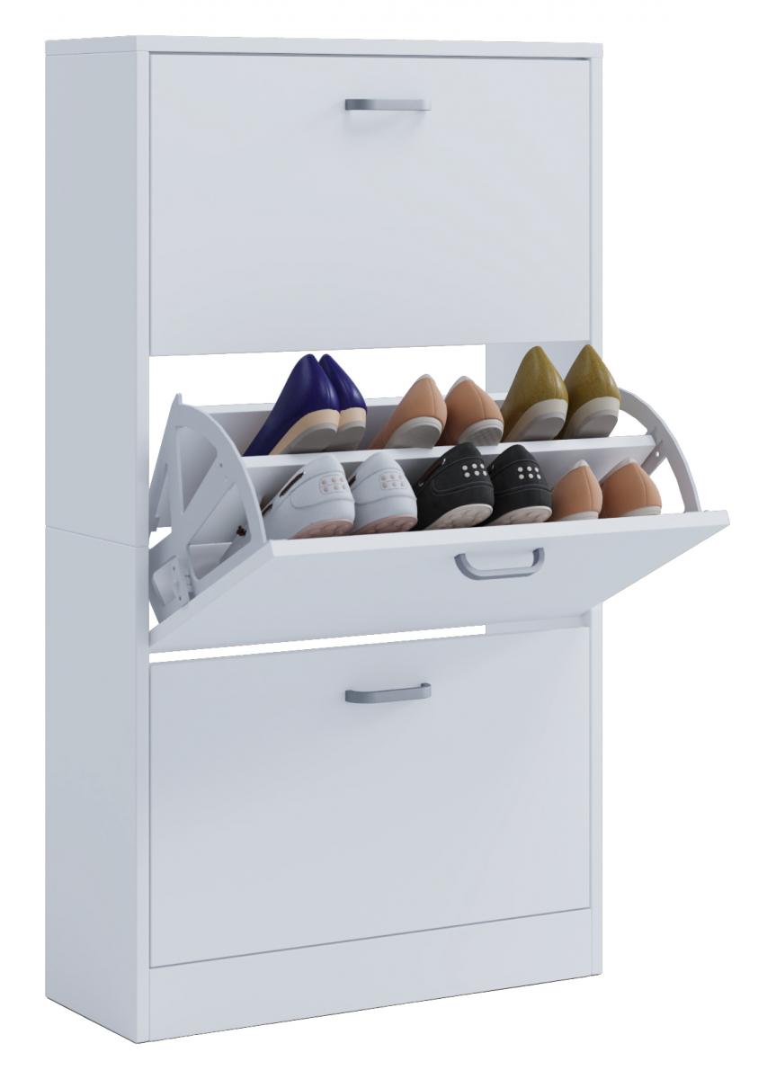VCM Schuhschrank „Zindos L“ weiß