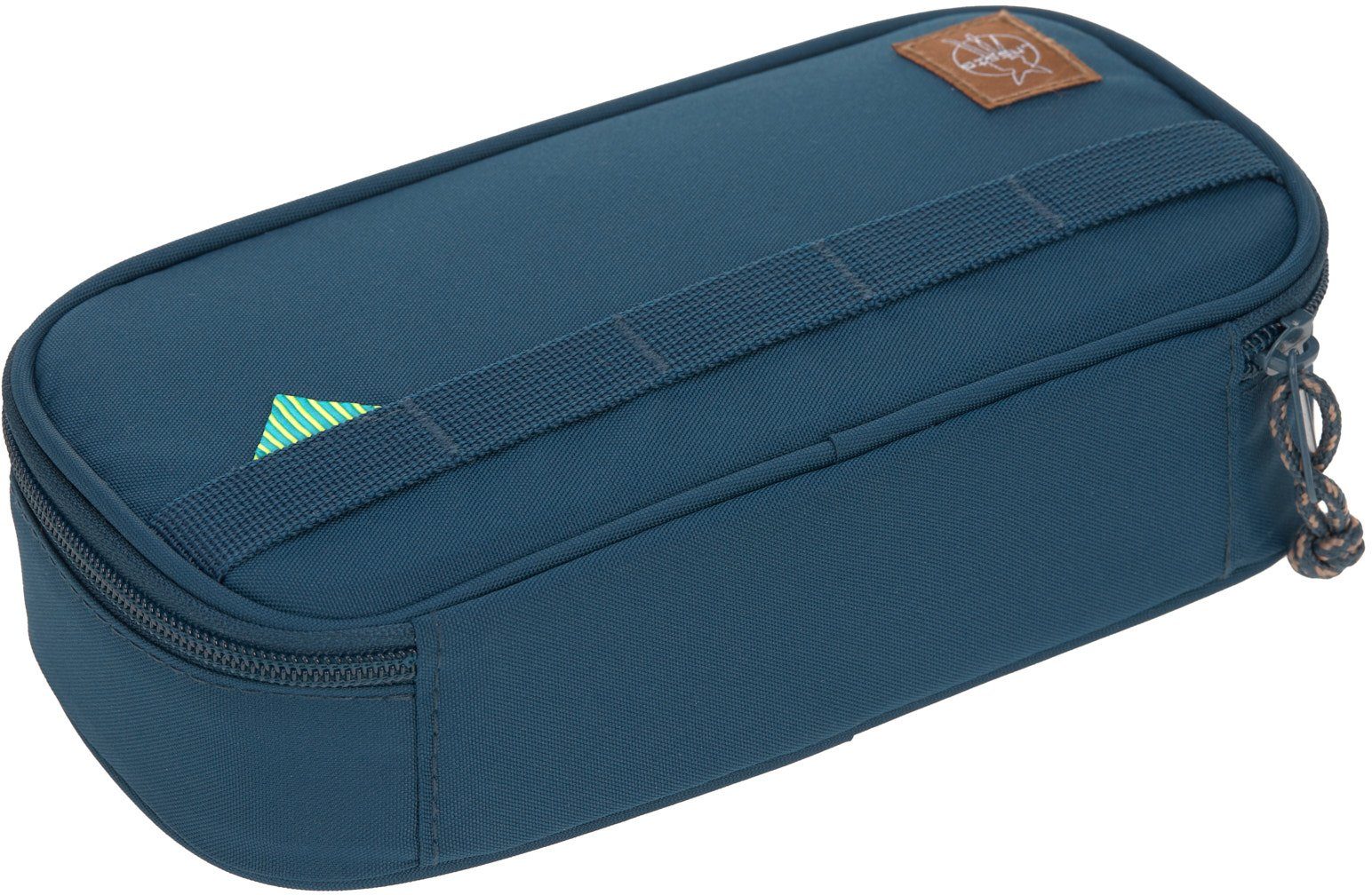 LÄSSIG Schreibgeräteetui Unique, Spacy, Navy, PETA-approved vegan; aus recyceltem Material
