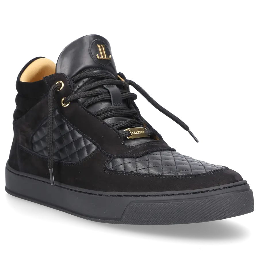 Leandro Lopes - Sneaker high FAISCA Veloursleder - schwarz