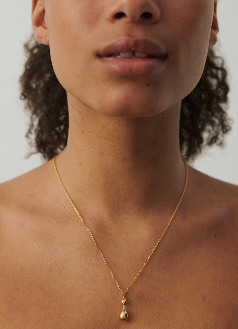Pernille Corydon Rain necklace gold plated