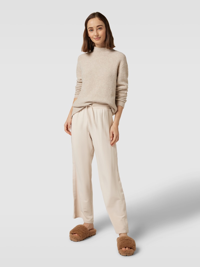 Sweatpants mit elastischem Bund in beige