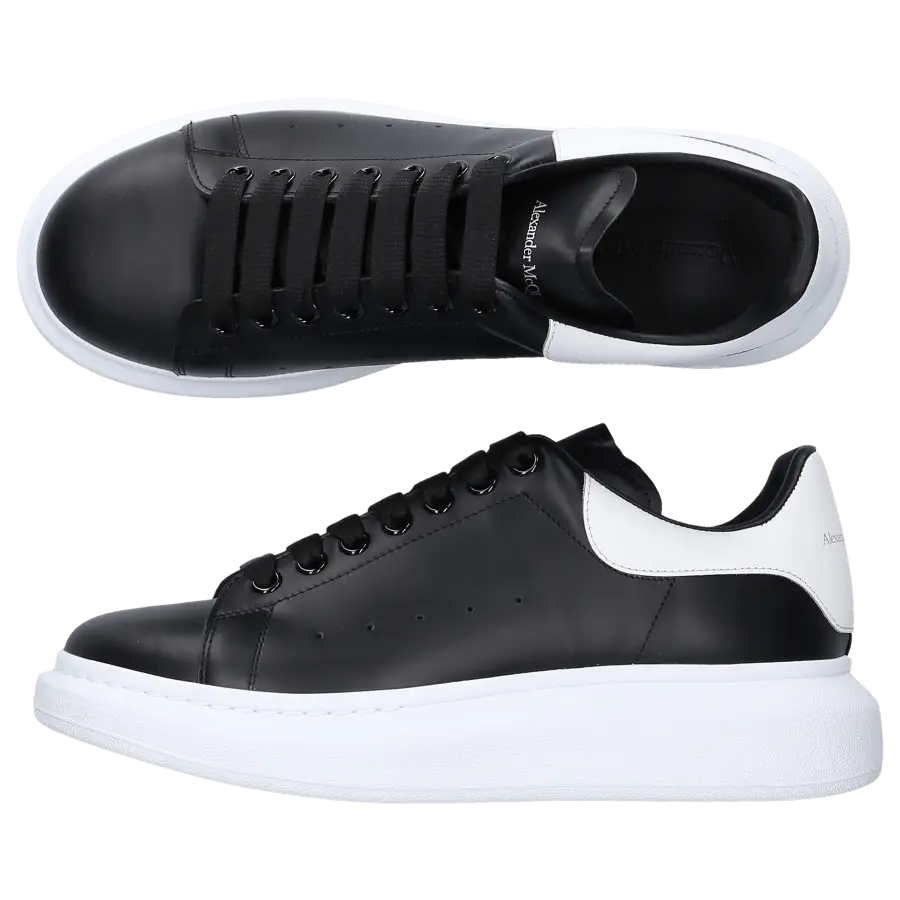 Alexander McQueen - Sneaker low LARRY Kalbsleder - schwarz