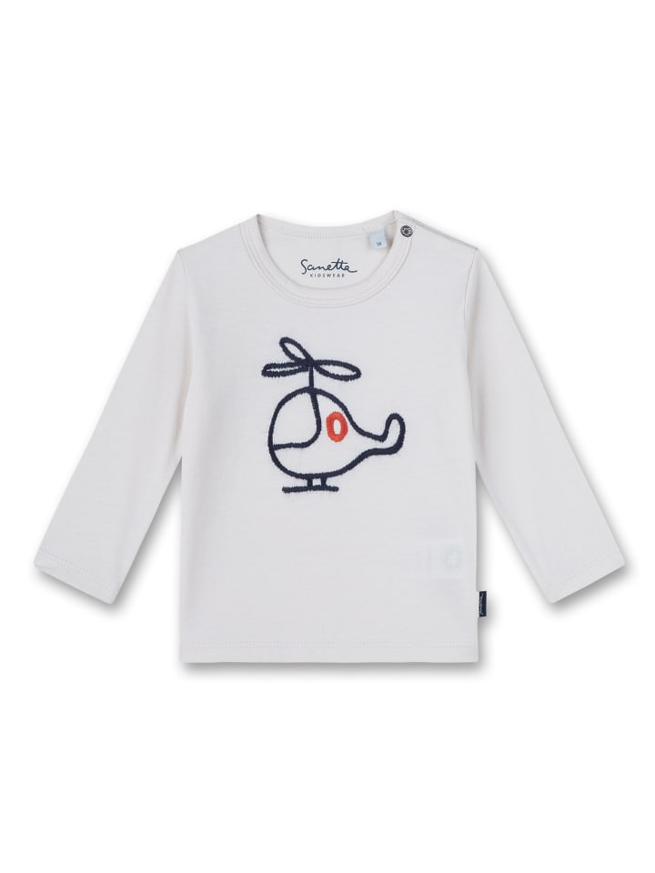 Sanetta Langarmshirt in Beige günstig kaufen