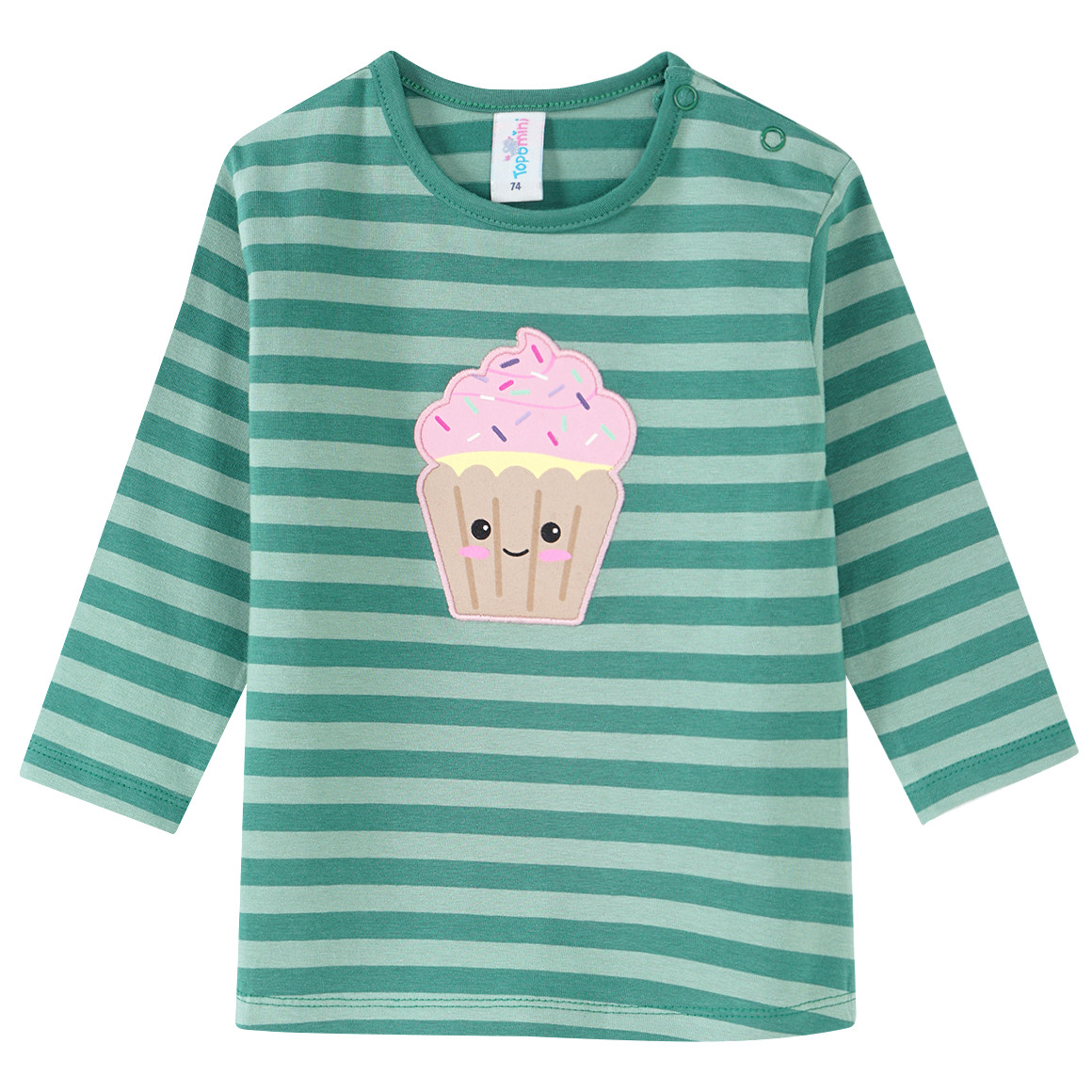 Baby Langarmshirt mit Applikation