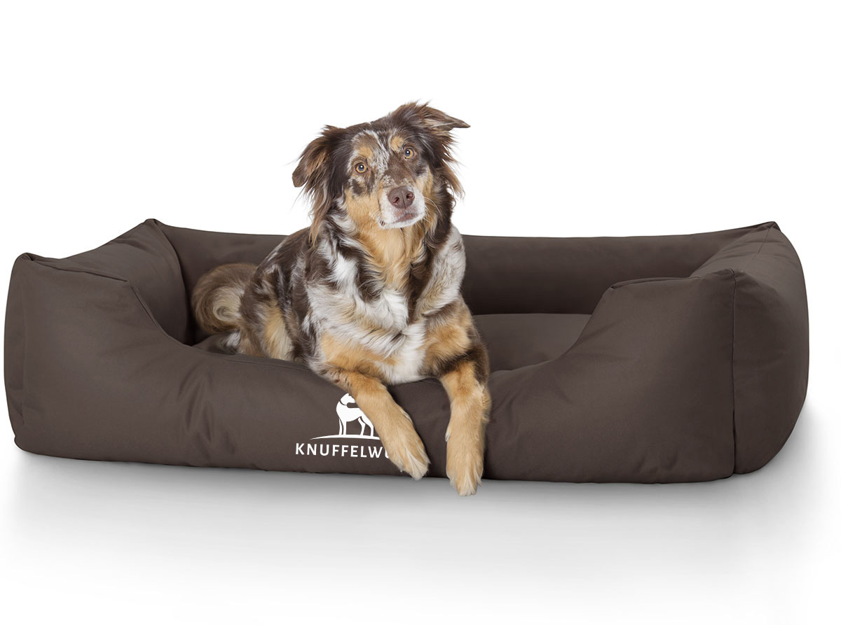 Knuffelwuff Hundebetten Knuffelwuff Hundebett Finlay aus Nylongewebe braun XXL