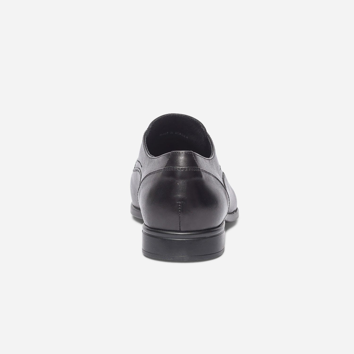 Richelieu noir en cuir
