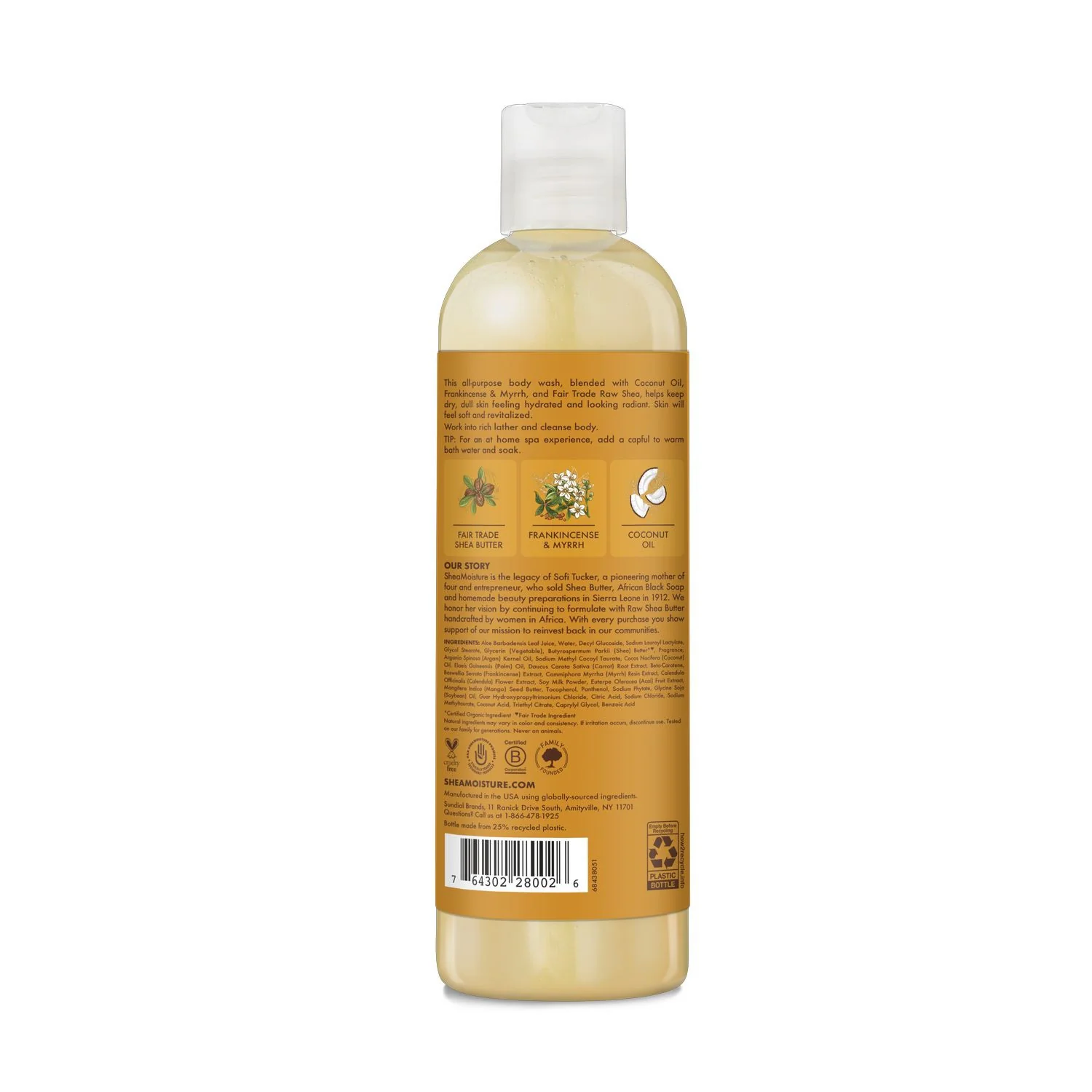 Bath & Body Raw Shea Butter Hydrating Body Wash - Bad og bruser