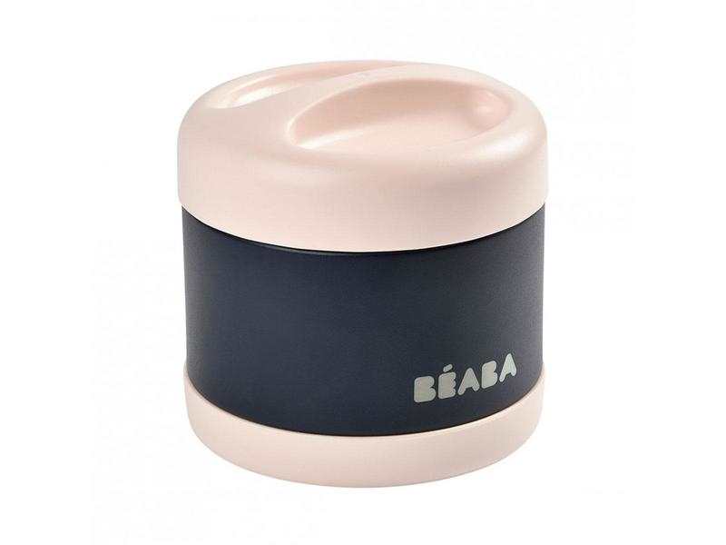 Portion inox isotherme 500 ml rose clair et bleu nuit
