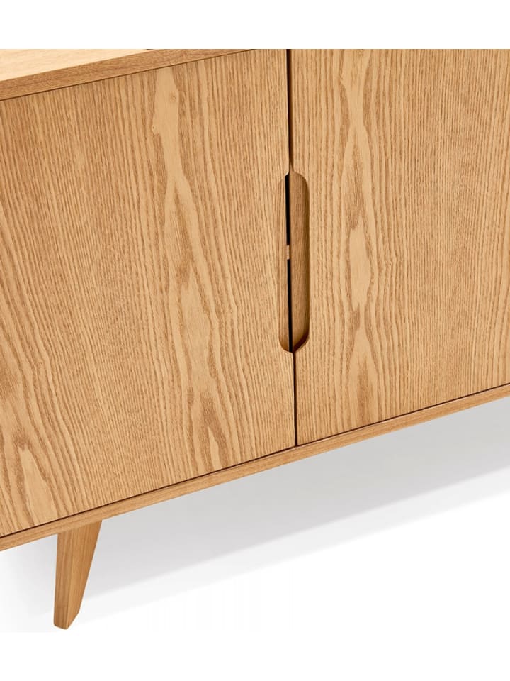 KADIMA DESIGN Sideboard PORTOBELLO Massivholz Esche Natur | Modern Elegant in Beige günstig kaufen onesize