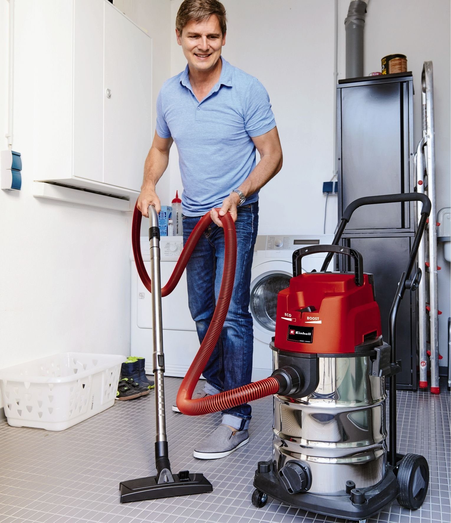 Einhell Nass-Trocken-Akkusauger TE-VC 36/30 Li S-Solo, 900 W, mit Beutel, Power X-Change, ohne Akku und Ladegerät