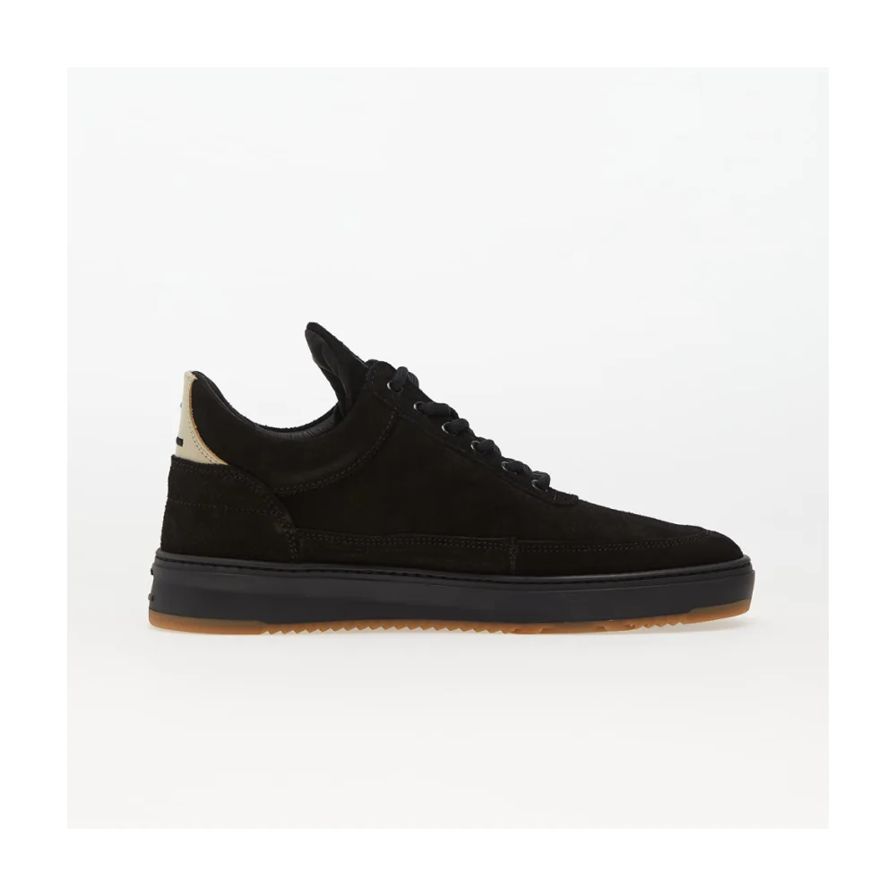Filling Pieces Low Top Ripple Suede 25122791861 / schwarz