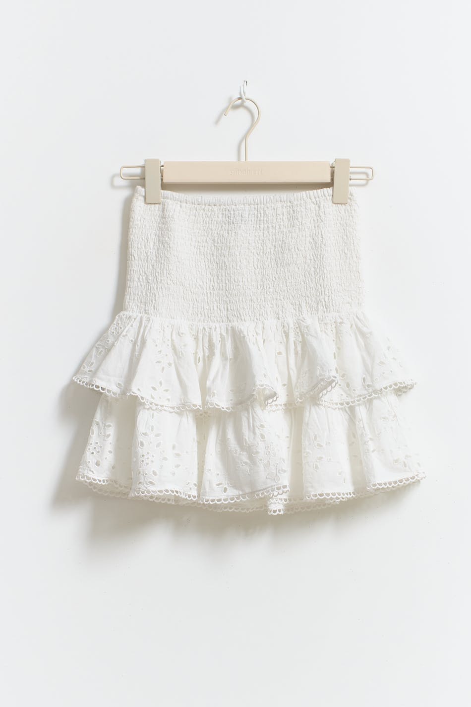 Smock mini skirt