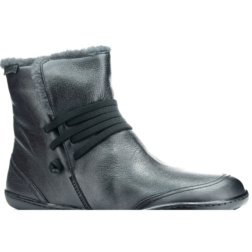 Camper Peu Cami Sella Negro Black(K400505-012) schwarze Barfußstiefeletten