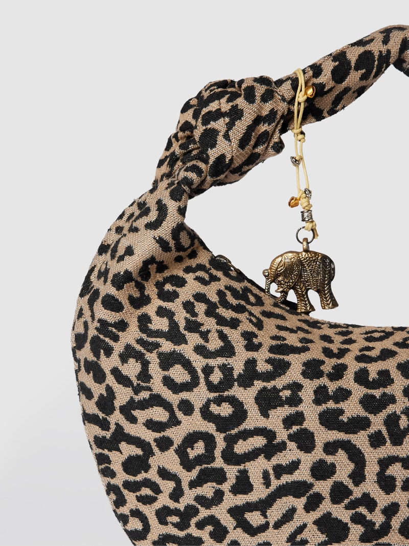 Handtasche mit Allover-Muster in sand