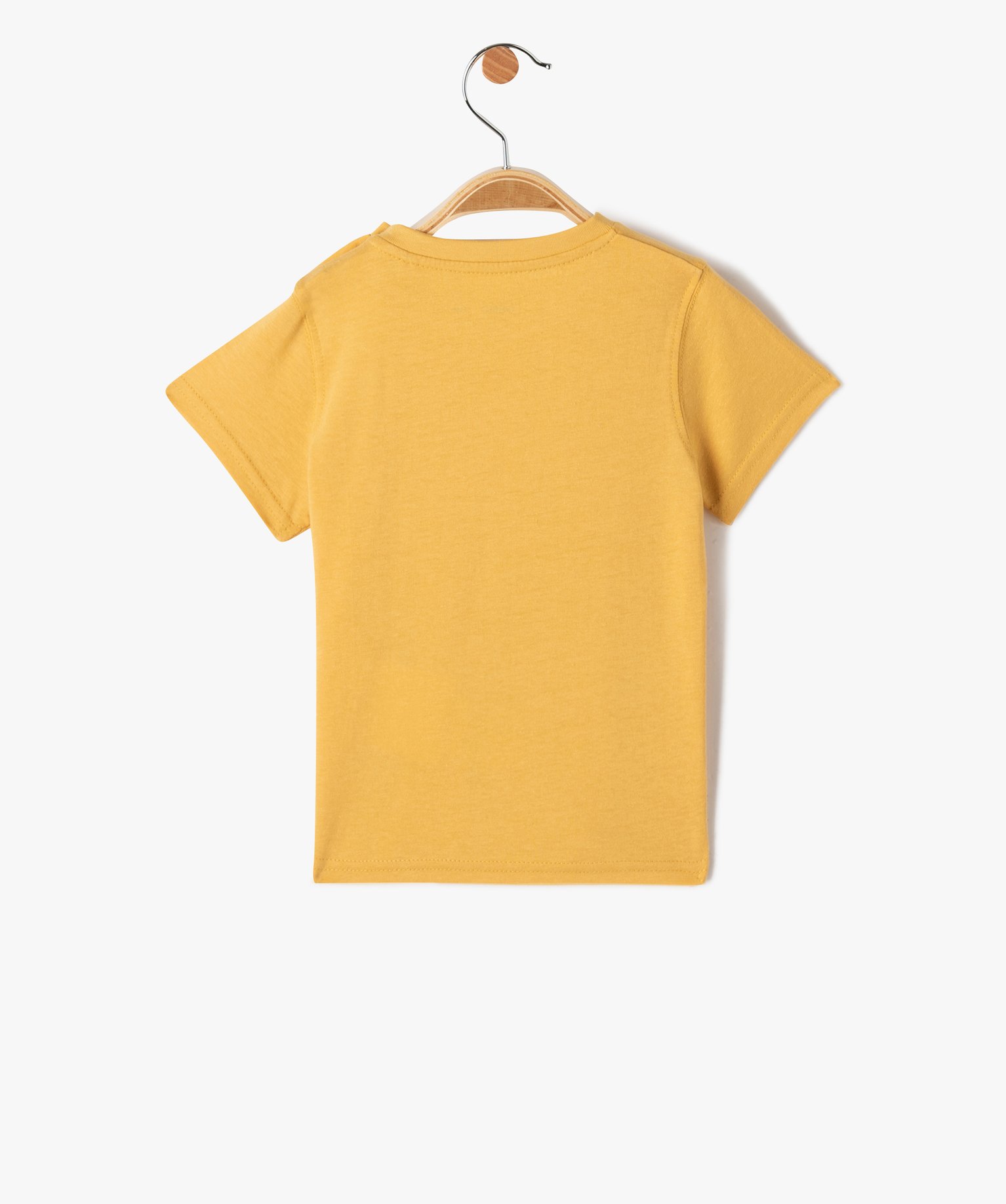 Tee-shirt bébé Garçon à manches courtes et message humor... jaune | GEMO