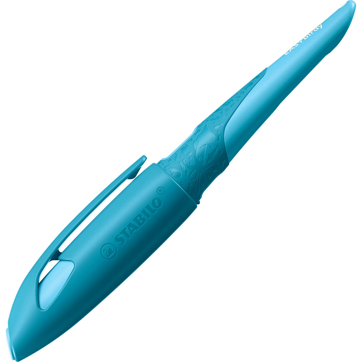 Schulfüller EASYbirdy Rechtshänder M-Feder 3D Wildlife Special Edition blau, inkl. Patrone und Einstellwerkzeug