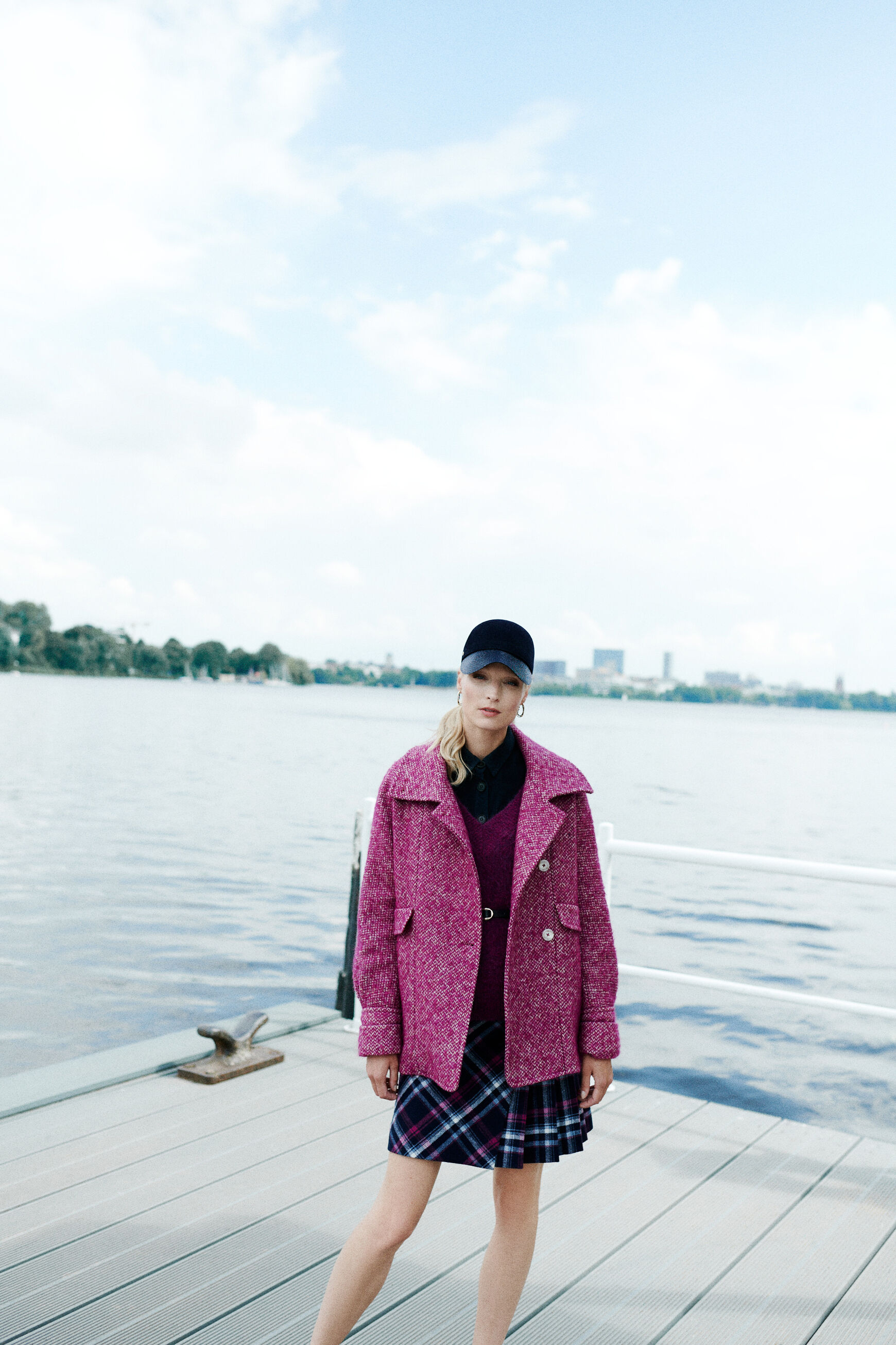 manteau elio prune femme
