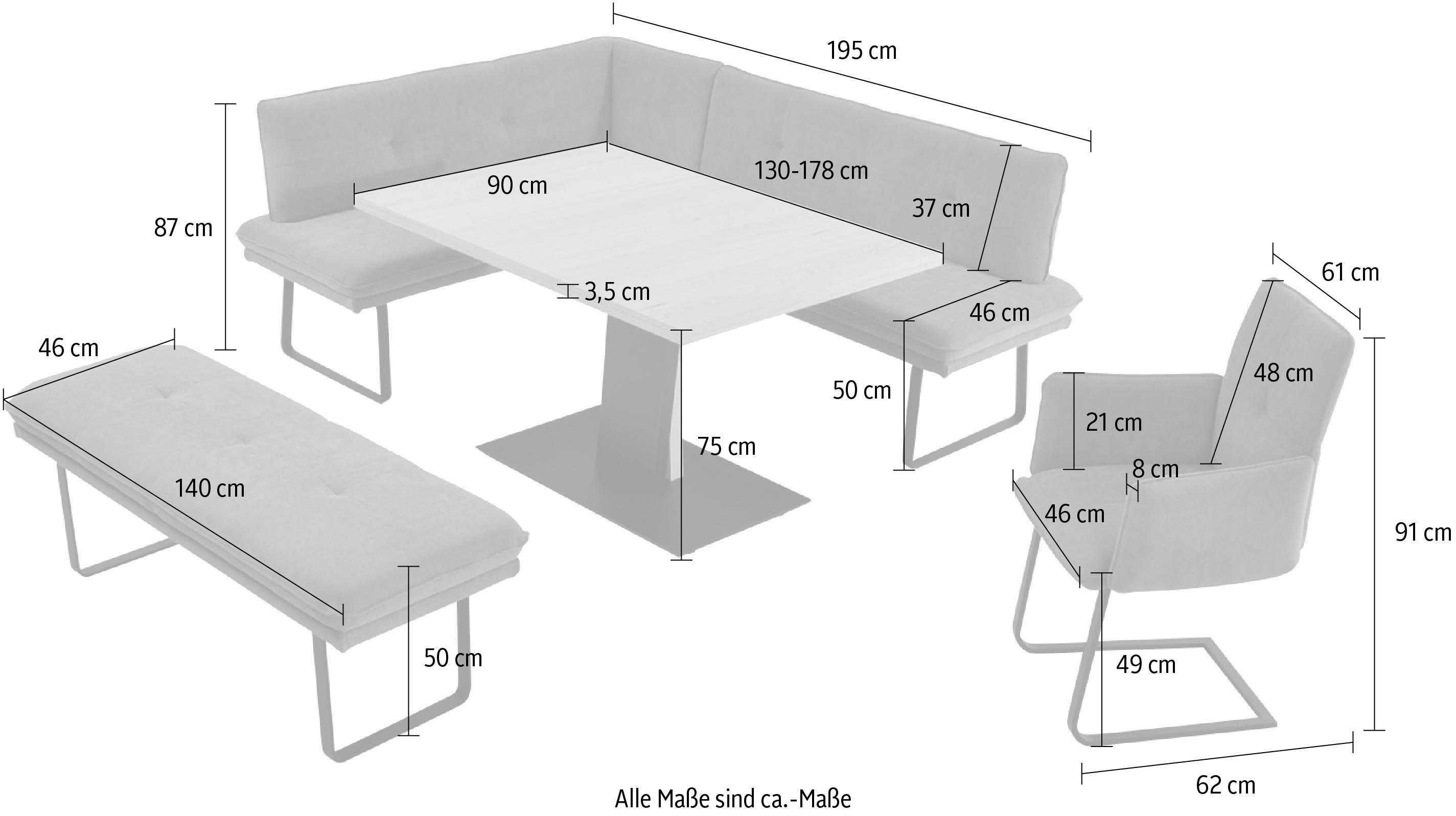 K+W Komfort & Wohnen Eckbankgruppe