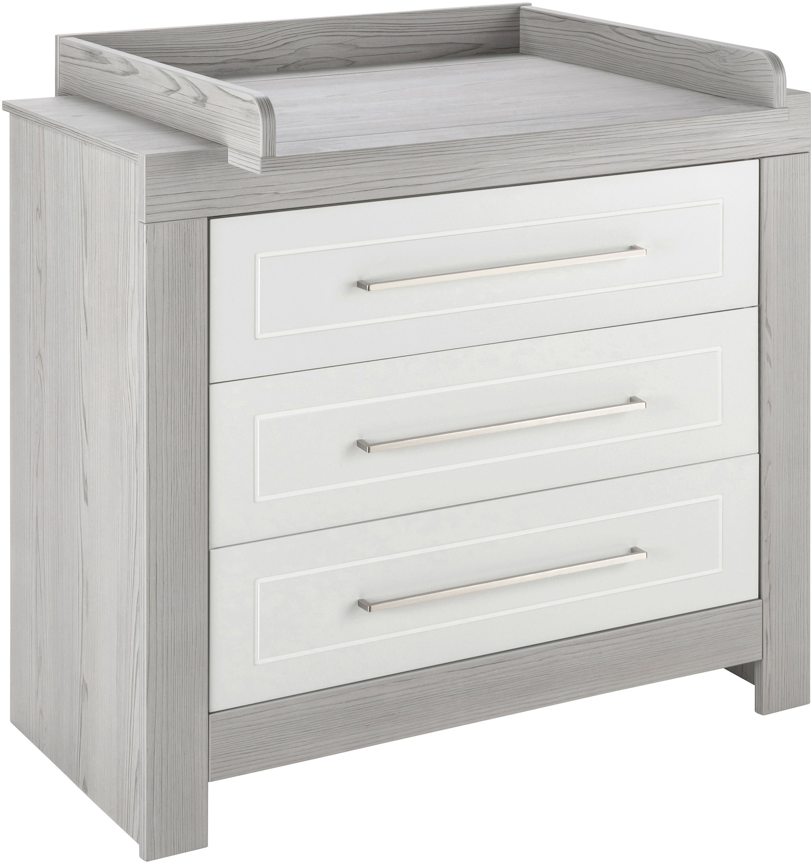 Schardt Babyzimmer-Komplettset Scandic, (Set, 3-St., Kinderbett, Kleiderschrank, Wickelkommode), Made in Germany; mit Kinderbett, Kleiderschrank und Wickelkommode