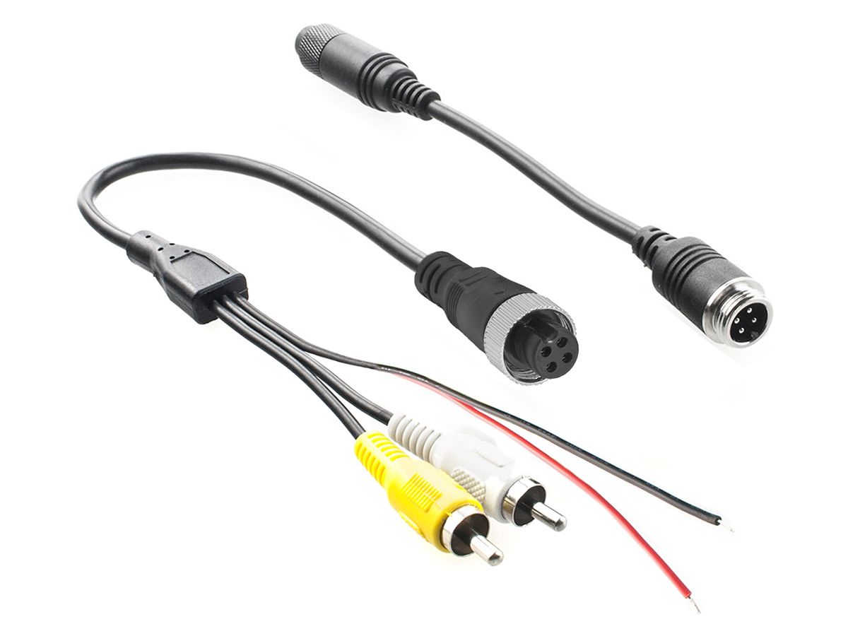 maxxcount Cinch > Waeco/Dometic-Verkabelung Kamerakabel-Set