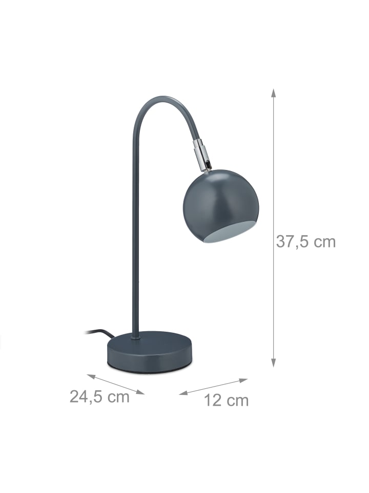 relaxdays Schreibtischlampe in Grau günstig kaufen onesize