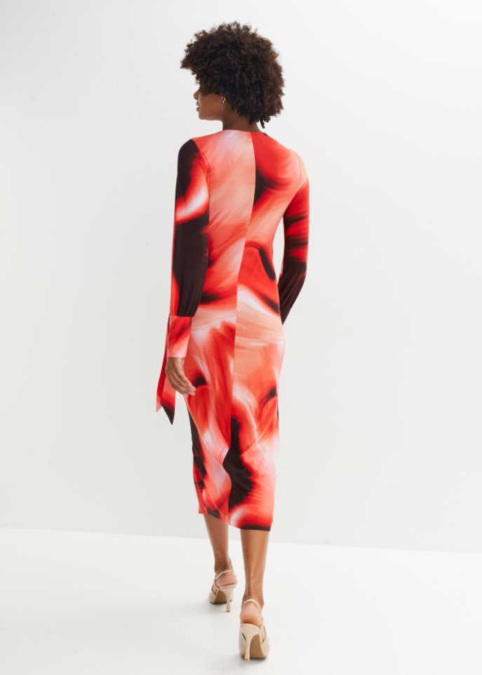 Midikleid mit Schnalle