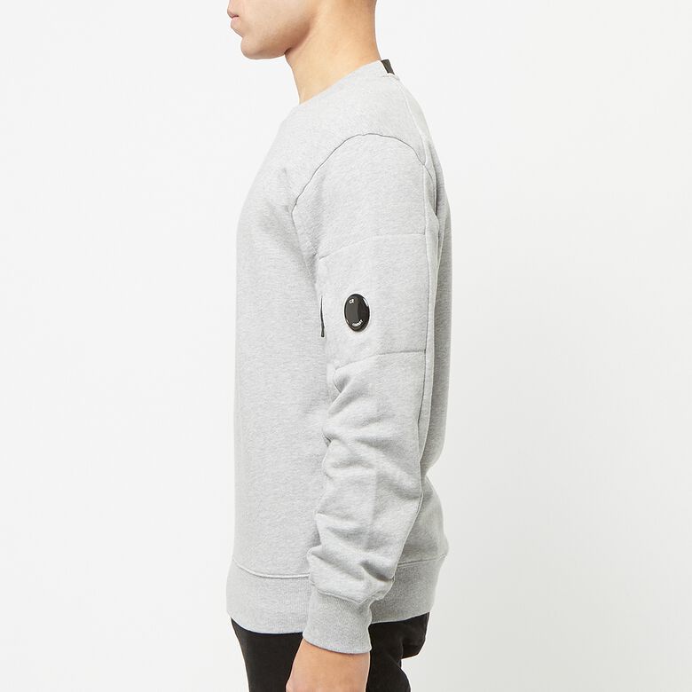 C. P. Company Diagonal Raised Fleece Sweatshirt grau
