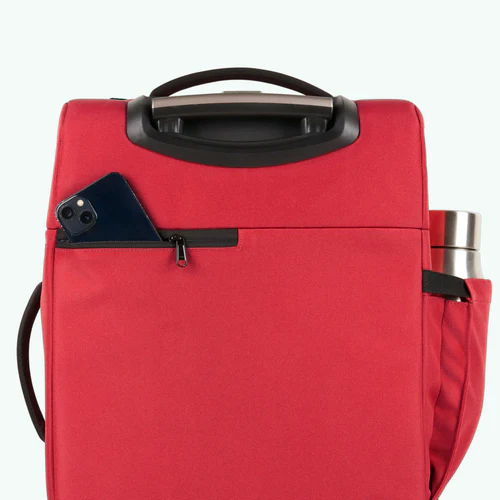 Cebu Small Pink 4-Wheel Soft Suitcase
