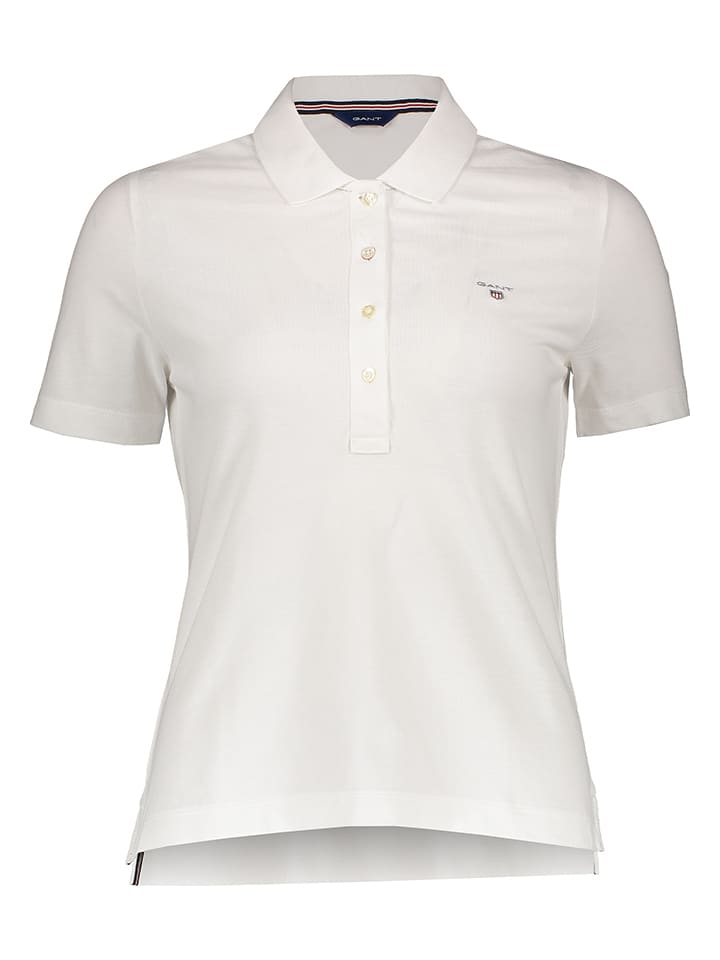 Gant Poloshirt in Weiß günstig kaufen