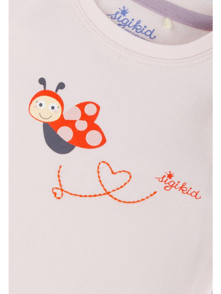 Sigikid Langarmshirt happy ladybug in Hellrosa günstig kaufen
