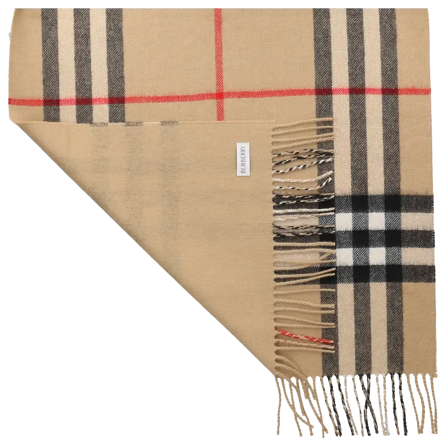 Burberry - Schal 8078442 GIANT CHECK Kaschmir - beige