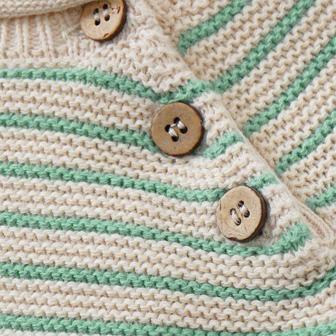 Baby Strickpullover mit Streifen