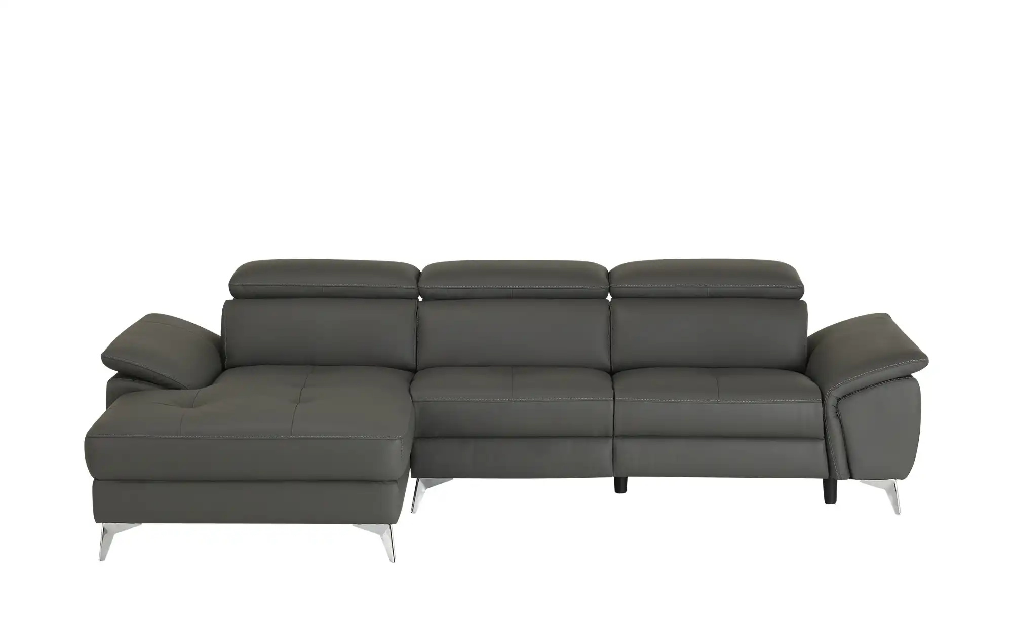 Primo Leder-Ecksofa Danae klein