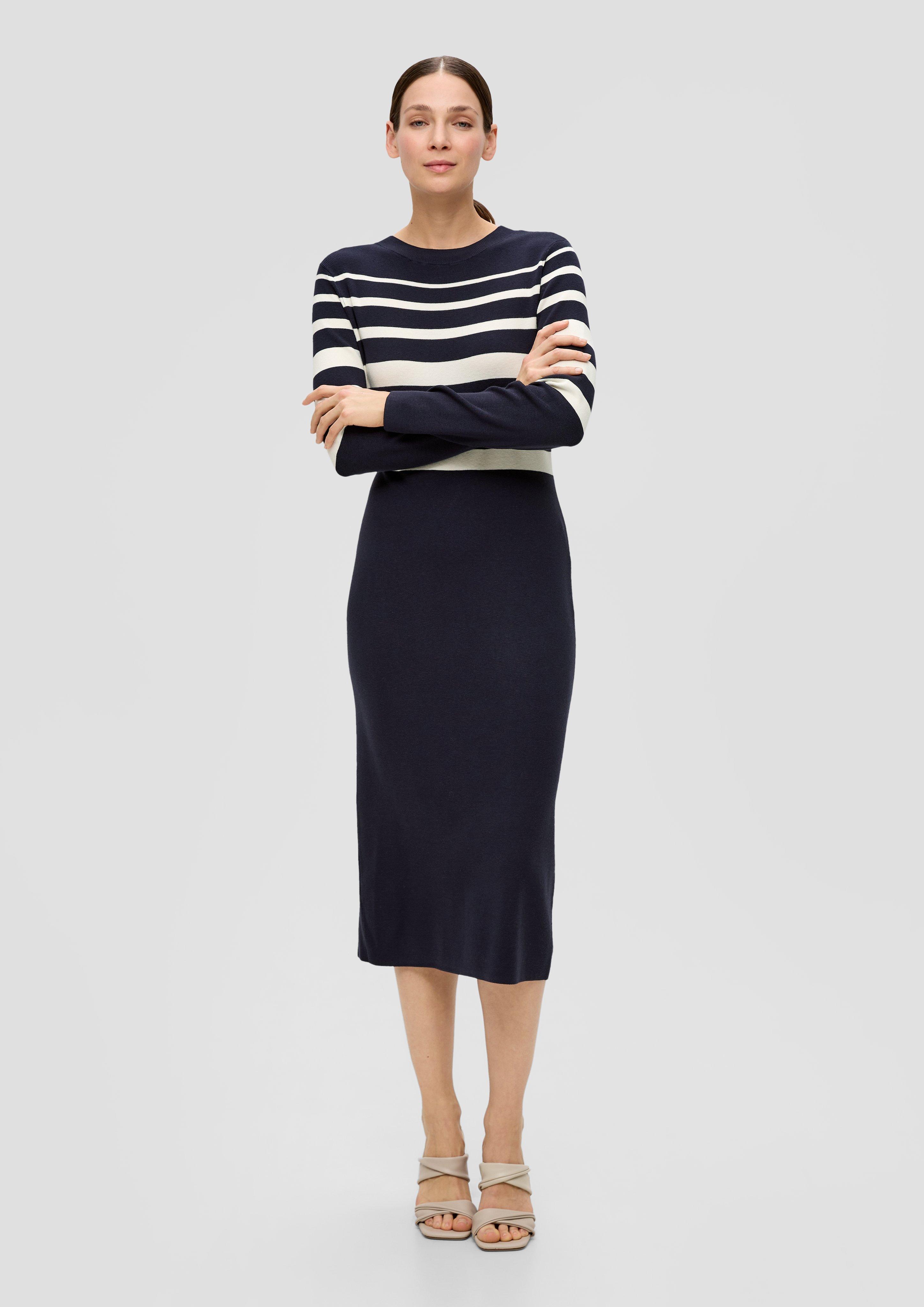 Strickkleid aus Viskosemix  2140504-02X3