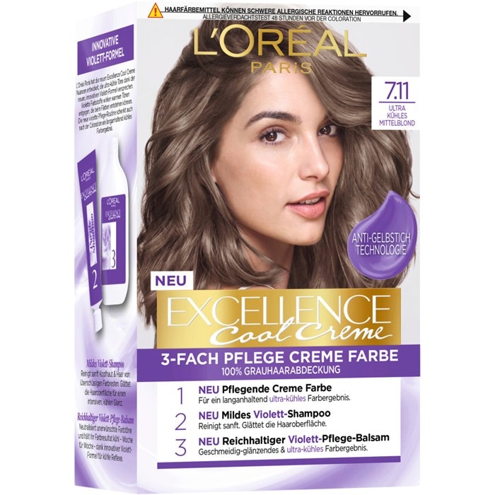 Cool Creme Haarfarbe